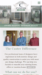 Mobile Screenshot of custerdesigngroup.com